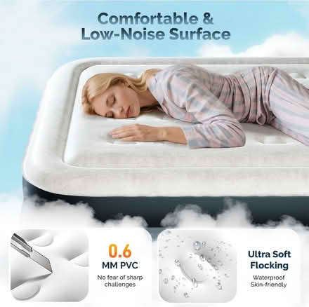 Photo of free Double mattress with inbuilt pump (Leeds LS10) #2
