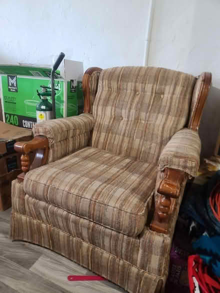 Photo of free Vintage Wingback Armchair (West Washington) #2