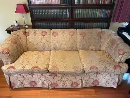 Photo of free 3 seater Sofa and Club Chair (Dublin 18) #1