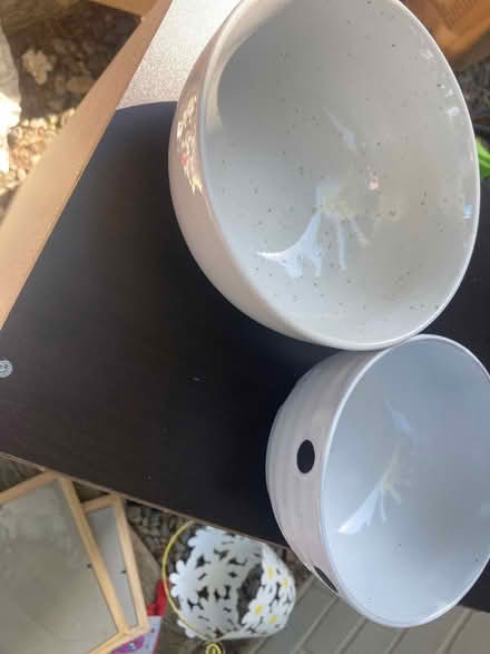 Photo of free Two white soup boats (Foothill Boulevard Cupertino) #1