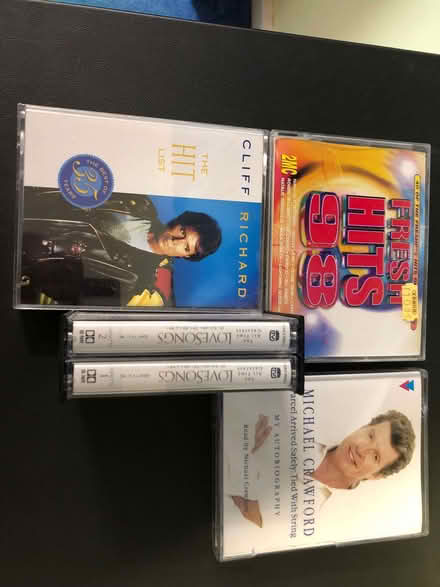 Photo of free Selection of audio cassettes and 2 storage boxes (Elstow MK42) #3