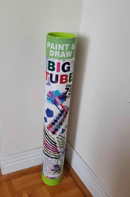 Photo of free Tall tube coin bank (Near Experimental Farm) #2