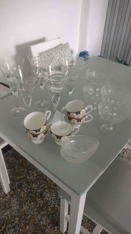 Photo of free Selection Of Glassware & 5 China Cups (Chingford E4) #1