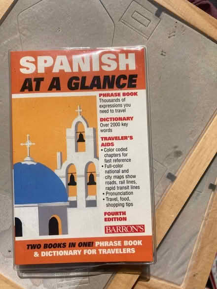 Photo of free Spanish at a glance phrase book (Foothill Boulevard Cupertino) #1