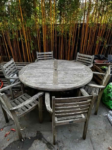 Photo of free Outside table and chair set (Melbourn SG8) #1