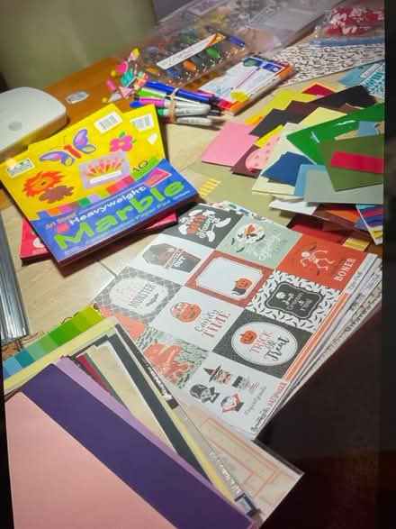 Photo of free Scrapbooking paper, stencils, etc (Near Seven Mile and Sheldon) #1