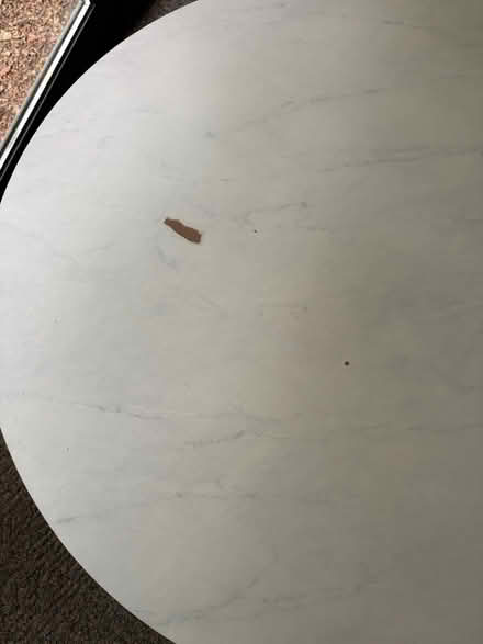 Photo of free White marble effect coffee table (OX16 Cherwell heights) #2