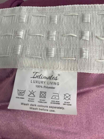 Photo of free Pair pink curtains (Waterlooville) #2