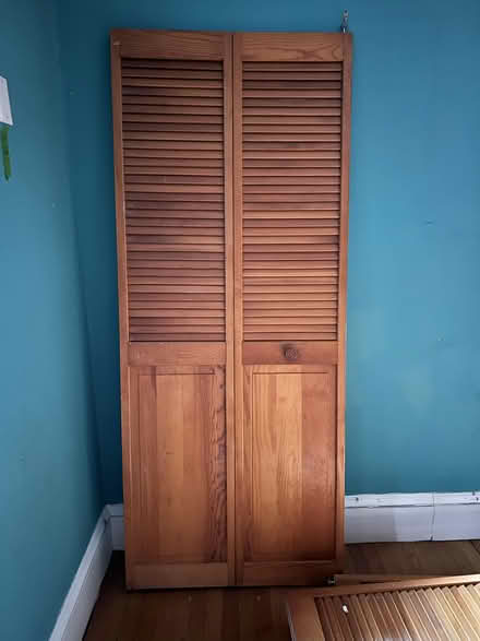 Photo of free Wooden Bi-fold Doors (Union Square, Somerville) #1