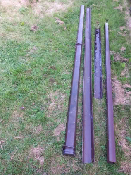 Photo of free Brown square section gutter & downpipe (Ryde PO33) #1