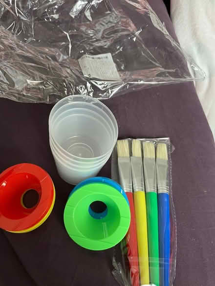 Photo of free Paint pots/brushes (Wandsworth SW18) #1