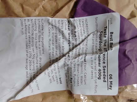 Photo of free Sainsbury's Bread (Loughton IG10) #3