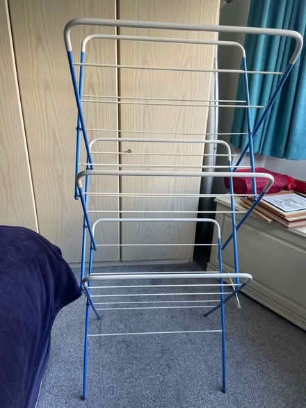 Photo of free 3 Tier clothes airer, metal (Horsell GU21) #1