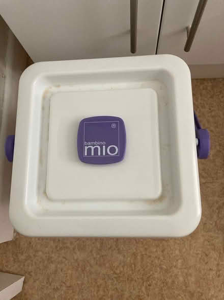 Photo of free White baby nappy bucket (Littlemore OX4) #1