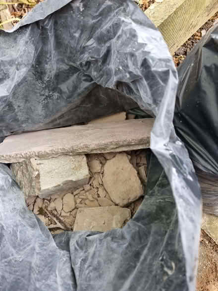 Photo of free 5 bags of hard-core rubble (Cheadle Hulme SK8) #1