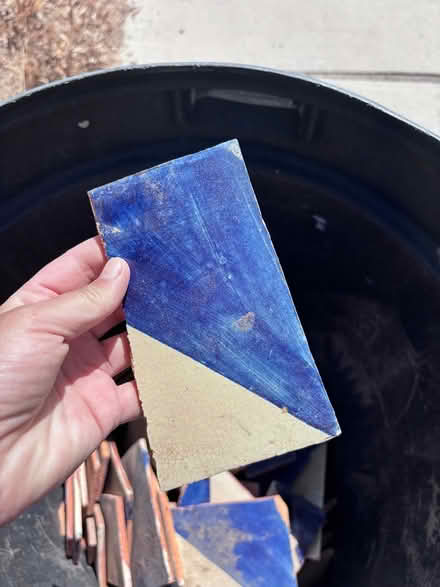 Photo of free Broken Talavera tile in DTLV (Downtown Las Vegas) #2