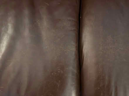 Photo of free Brown Leather Sofa (Jaywick CO15) #3