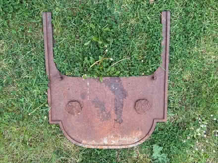 Photo of free Antique solid cast iron fire back (BN7) #2