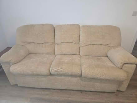 Photo of free 2 Sofas (Cream/ Beige colour) (Rainham, ME8) #2