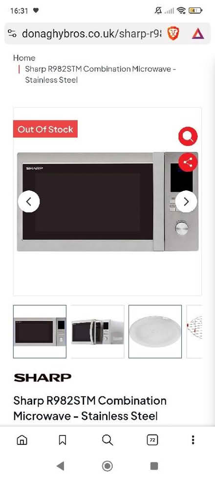 Photo of free Microwave with oven function (Poplar E14) #1