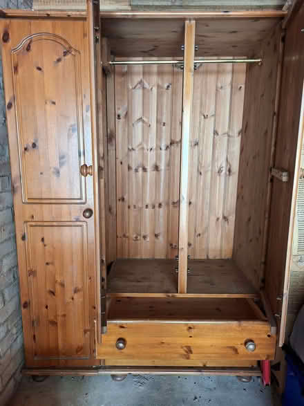Photo of free 2 x triple pine wardrobes (Olton B92) #1