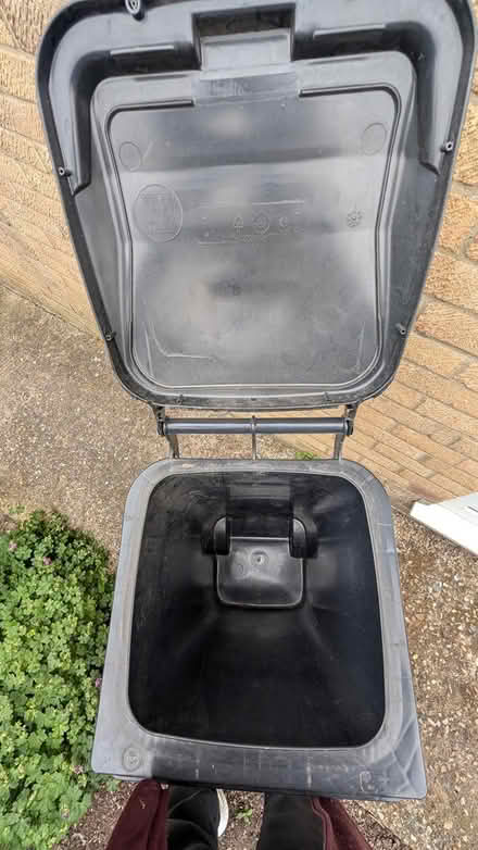 Photo of free 80 Litre black wheelie bin (Soham) #3