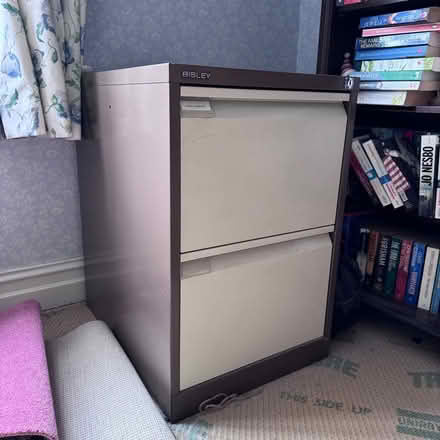 Photo of free Two drawer metal filing cabinet (Wymondham NR18) #3