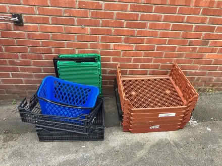 Photo of free Plastic crates (Stockport SK26) #1