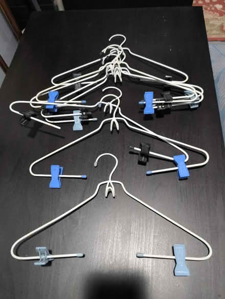 Photo of free White wire hangers (Brentwood) #1