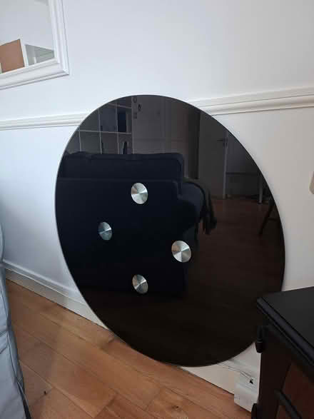 Photo of free Black glass table (Dublin 4) #1