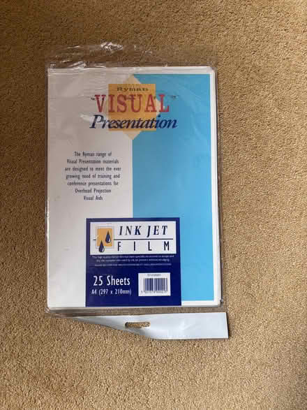 Photo of free Inkjet film for OHPs (The Grange EH9) #1