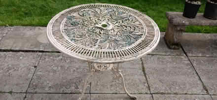 Photo of free Outdoor table (Allestree DE22 2) #2