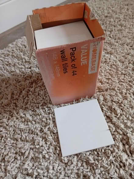 Photo of free White tiles (Buxworth SK23) #1