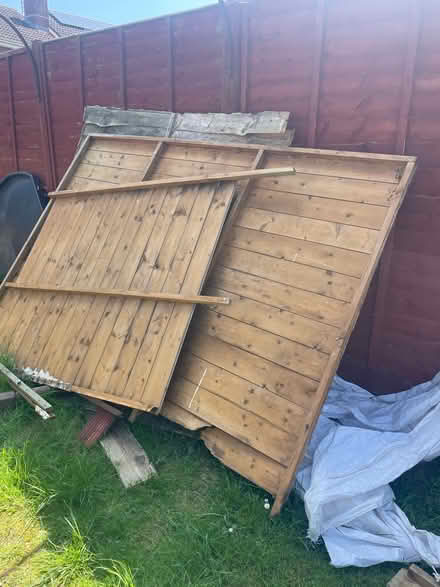 Photo of free Wood fence panels (Abbeymead) #1
