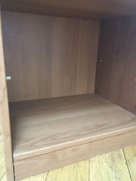 Photo of free Wood and glass cabinet (Altrincham 2DP) #4