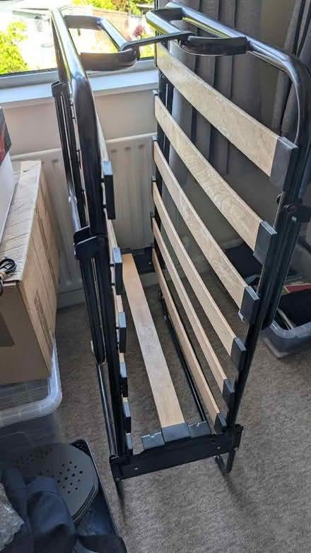 Photo of free Fold-up bed frame. (Woodmancote GL11) #1