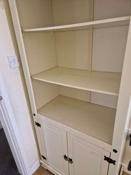 Photo of free Wall unit 3 shelves two cupbords at bottom (Crofton WF4) #1