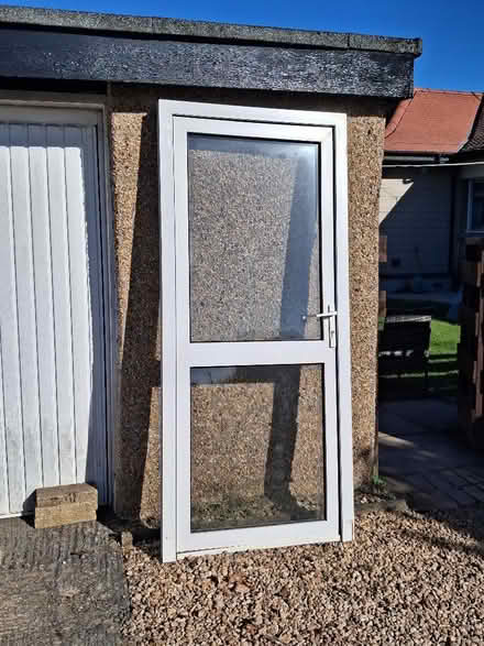 Photo of free White glazed UPVC door (Bridge of Allan FK9) #1