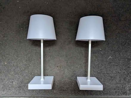 Photo of free Small plastic lamps x 2 (West Norwood SE27) #1