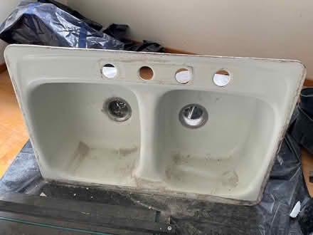 Photo of free Double Bowl Cast Iron sink (Saratoga Village) #1