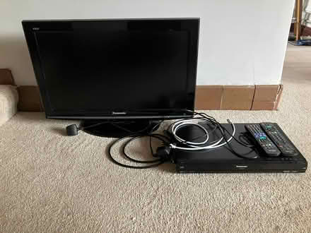 Photo of free Panasonic 26” TV & DVD-R with remotes (Hartington SK17) #2