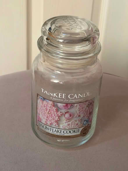 Photo of free Empty glass candle jar (CR0) #1