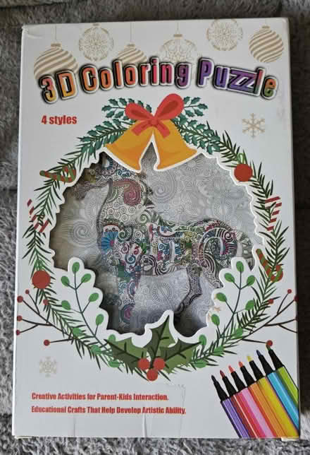 Photo of free 3D colouring puzzle (Ramsey Mereside PE26) #1