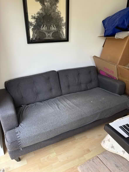 Photo of free Dark blue/grey Heals sofa (Hove Station area BN3) #1