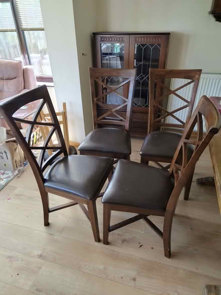 Photo of free Set of 4 chairs (Garstang PR3) #1