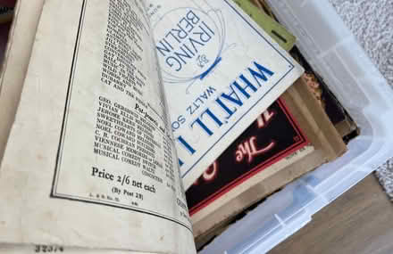 Photo of free Old Piano Music (1920’s up) for Craft etc. (Emmbrook RG41) #3