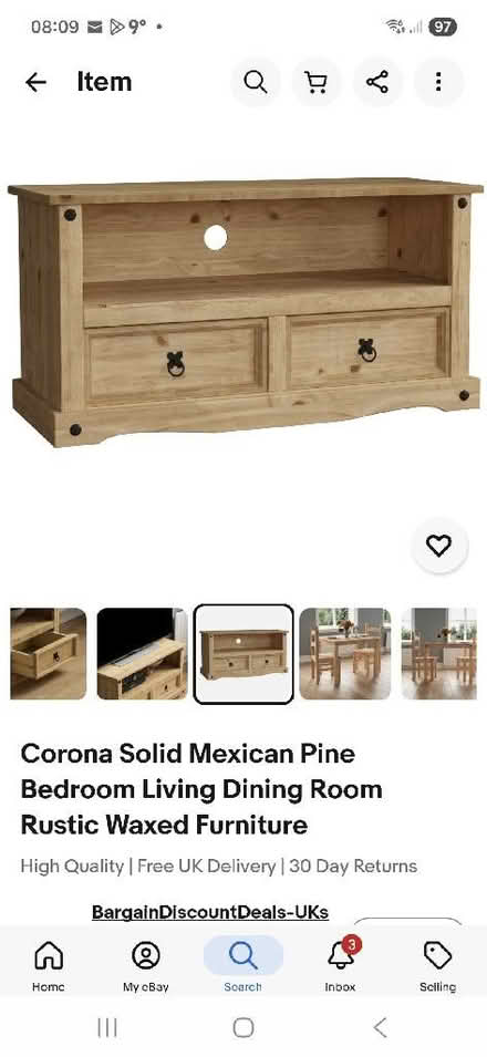 Photo of free Pine TV Unit (Southtown NR31) #1