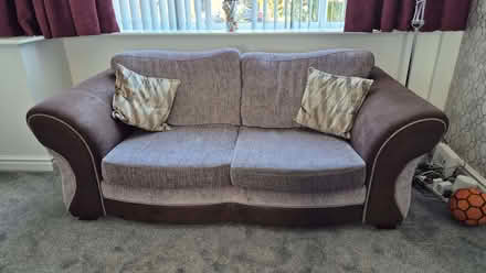 Photo of free 2 3 Seater Sofa's & Pouffe (Bamber Bridge PR5) #3