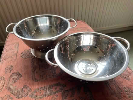 Photo of free Two large enamel colanders (Lichfield WS13) #1