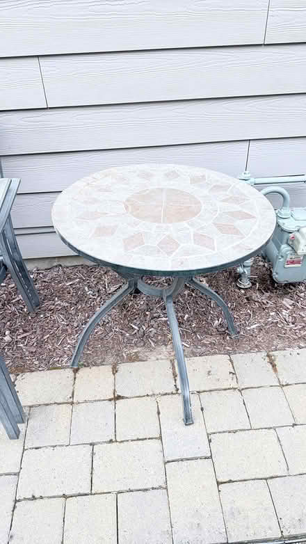 Photo of free Table and two chairs (West Slope) #2